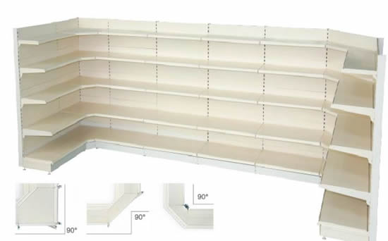 corner shelving